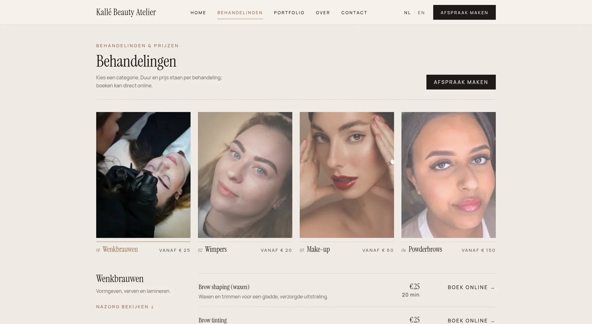 Kallé Beauty Atelier screenshot 1
