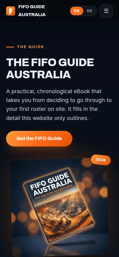 Production MyFIFOGuide page on mobile
